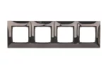 Simon 54 Premium WMDZ-0140xM-067 Ramka 4-krotna PREMIUM IP20 / IP44; ciemna stal