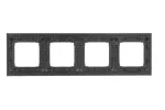 Simon 54 Premium WMDZ-0140xM-067 Ramka 4-krotna PREMIUM IP20 / IP44; ciemna stal