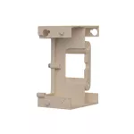 Simon 54 Premium WMDZ-22xHxx-041 Puszka natynkowa – element rozszerzający puszkę pojedynczą składaną DSC do ramek wielokrotnych. Głębokość 40 mm; kremowy