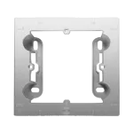 Simon 54 Premium WMDZ-201xxx-043 Puszka natynkowa 1-krotna do ramek PREMIUM. Głębokość 35 mm; srebrny mat