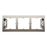 Simon 54 Premium WMDZ-203xxx-044 Puszka natynkowa 3-krotna do ramek PREMIUM. Głębokość 35 mm; złoty mat