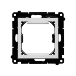 Simon 55 WMDZ-74x4xx-114 Adapter (przejściówka) na osprzęt standardu 45 × 45 mm; Jasnoszary mat