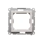 Simon 55 WMDZ-74x4xx-114 Adapter (przejściówka) na osprzęt standardu 45 × 45 mm; Jasnoszary mat