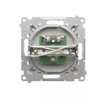 Simon 55 WMDA-11000x-114 Gniazdo antenowe TV pojedyncze (moduł). Do instalacji indywidualnych; Jasnoszary mat