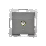 Simon 55 WMDA-11000x-116 Gniazdo antenowe TV pojedyncze (moduł). Do instalacji indywidualnych; Grafitowy mat