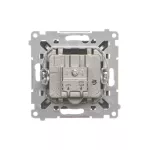 Simon 55 WMDA-021007-149 Gniazdo antenowe satelitarne podwójne SAT-SAT-RTV (moduł). 2x Wejście: 5 MHz÷2,4 GHz; Czarny mat