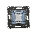 Simon 55 WMDA-08xxxx-114 Przycisk „dzwonek” (moduł) 10 AX, 250 V~, szybkozłącza; Jasnoszary mat