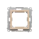 Simon 55 WMDZ-74x4xx-144 Adapter (przejściówka) na osprzęt standardu 45 × 45 mm; Szampański mat