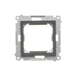 Simon 55 WMDZ-74x4xx-149 Adapter (przejściówka) na osprzęt standardu 45 × 45 mm; Czarny mat