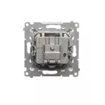 Simon 55 WMDA-021005-111 Gniazdo antenowe R-TV-SAT końcowe/zakończeniowe (moduł). 1x Wejście: 5 MHz÷2,4 GHz; Biały mat