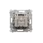 Simon 55 WMDA-021005-114 Gniazdo antenowe R-TV-SAT końcowe/zakończeniowe (moduł). 1x Wejście: 5 MHz÷2,4 GHz; Jasnoszary mat