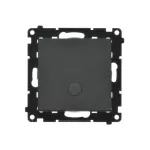 Simon 55 WMDA-09xxxx-149 Przycisk „dzwonek” z podświetleniem LED (moduł) 10 AX, 250 V~, szybkozłącza; Czarny mat