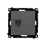 Simon 55 WMDA-P91xx4-116 Gniazdo telefoniczne pojedyncze RJ12 (moduł); Grafitowy mat