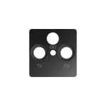 Simon 82 W8-2037-38xxx-xxxx Pokrywa gniazda R-TV-SAT; grafit