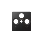 Simon 82 WS82P-82038-38 Pokrywa gniazda RTV-SAT-SAT; grafit