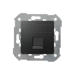 Simon 82 W8-2005-38XXX-XXXX Pokrywa 1x gniazdo RJ45, płaska z żaluzją (moduł); grafit