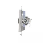 Simon 55 WMDA-P91xx5-114 Gniazdo komputerowe pojedyncze RJ45 kategoria 6, z przesłoną przeciwkurzową (moduł); Jasnoszary mat