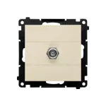 Simon 55 WMDA-10xxxx-144 Gniazdo antenowe typu „F” pojedyncze (moduł). Do instalacji indywidualnych; Szampański mat