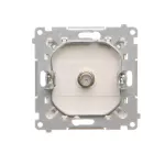 Simon 55 WMDA-10xxxx-144 Gniazdo antenowe typu „F” pojedyncze (moduł). Do instalacji indywidualnych; Szampański mat