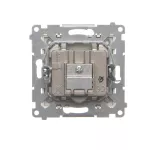 Simon 55 WMDA-021006-144 Gniazdo antenowe R-TV-SAT przelotowe 7 dB (moduł). 1x Wejście: 5 MHz÷2,4 GHz; Szampański mat