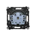 Simon 55 WMDW-TGD1CZ-116 Gniazdo DATA z kluczem uprawniającym (moduł) 16 A, 250 V~, szybkozłącza; Grafitowy mat