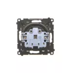 Simon 55 WMDW-TGD1CZ-149 Gniazdo DATA z kluczem uprawniającym (moduł) 16 A, 250 V~, szybkozłącza; Czarny mat