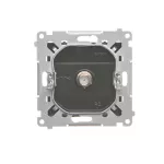 Simon 55 WMDA-10xxxx-149 Gniazdo antenowe typu „F” pojedyncze (moduł). Do instalacji indywidualnych; Czarny mat