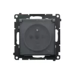 Simon 55 WMDW-50122x-116A Gniazdo wtyczkowe do wersji IP44 bez uszczelki (moduł) 16 A, 250 V~, szybkozłącza. Klapka transparentna; Grafitowy mat