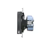 Simon 55 WMDW-50122x-116A Gniazdo wtyczkowe do wersji IP44 bez uszczelki (moduł) 16 A, 250 V~, szybkozłącza. Klapka transparentna; Grafitowy mat