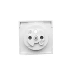 Simon 55 WMDW-P0121x-111A Pokrywa gniazda wtyczkowego pojedynczego z klapką transparentą do: SGZ1CM, SGZ1M; Biały mat