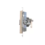 Simon 55 WMDA-P96xx7-144 Gniazdo HDMI + RJ45 kat.6. (moduł); Szampański mat