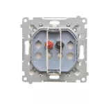 Simon 55 WMDG-01100x-144 Gniazdo głośnikowe 1-krotne (moduł). Przekrój przewodów dla wejścia i wyjścia 2,5 mm2; Szampański mat