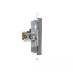 Simon 55 WMDA-P95xx7-116 Gniazdo HDMI podwójne (moduł); Grafitowy mat