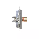 Simon 55 WMDK-16105J-116 Gniazdo głośnikowe pojedyncze (moduł). Przekrój przewodów dla wyjścia do 6 mm2; Grafitowy mat