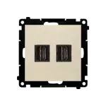 Simon 55 WMDA-P95xx7-144 Gniazdo HDMI podwójne (moduł); Szampański mat