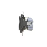 Simon 55 WMDW-021111-149 Gniazdo Schuko z przesłonami (moduł) 16 A, 250 V~, szybkozłącza; Czarny mat