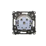 Simon 55 WMDW-021111-114 Gniazdo Schuko z przesłonami (moduł) 16 A, 250 V~, szybkozłącza; Jasnoszary mat