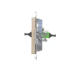 Simon 55 WMDA-P98xx7-144 Gniazdo światłowodowe / optyczne pojedyncze SC/APC (moduł); Szampański mat