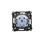 Simon 55 WMDW-50122x-111 Gniazdo wtyczkowe do wersji IP44 bez uszczelki (moduł) 16 A, 250 V~, szybkozłącza. Klapka w kolorze pokrywy; Biały mat