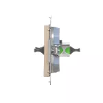 Simon 55 WMDA-P98xx8-144 Gniazdo światłowodowe / optyczne podwójne SC/APC (moduł); Szampański mat