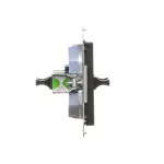 Simon 55 WMDA-P98xx8-149 Gniazdo światłowodowe / optyczne podwójne SC/APC (moduł); Czarny mat