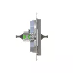 Simon 55 WMDA-P98xx7-116 Gniazdo światłowodowe / optyczne pojedyncze SC/APC (moduł); Grafitowy mat