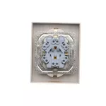 Simon 55 WMEW-22411E-144 Gniazdo Schuko z przesłonami podwójne 16 A, 250 V~, zaciski śrubowe; Szampański mat