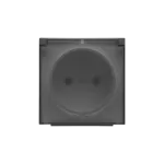 Simon 55 WMDW-P0121x-116A Pokrywa gniazda wtyczkowego pojedynczego z klapką transparentą do: SGZ1CM, SGZ1M; Grafitowy mat