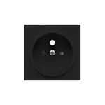 Simon 55 WMDW-P01111-149 Pokrywa gniazda wtyczkowego pojedynczego do: SGZ1CM, SGZ1M; Czarny mat