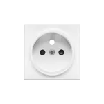 Simon 55 WMDW-P01111-111 Pokrywa gniazda wtyczkowego pojedynczego do: SGZ1CM, SGZ1M; Biały mat
