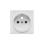 Simon 55 WMDW-P01111-114 Pokrywa gniazda wtyczkowego pojedynczego do: SGZ1CM, SGZ1M; Jasnoszary mat