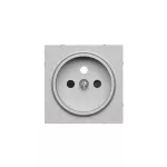 Simon 55 WMDW-P01111-143 Pokrywa gniazda wtyczkowego pojedynczego do: SGZ1CM, SGZ1M; Aluminium mat