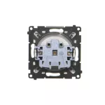 Simon 55 WMDW-0011S2-114 Gniazdo wtyczkowe pojedyncze z uziemieniem i przesłonami (moduł) 16 A, 250 V~, szybkozłącza; Jasnoszary mat