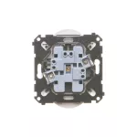 Simon 55 WMDW-00210N-111 Gniazdo wtyczkowe podwójne z uziemieniem z przesłonami (moduł) 16 A, 250 V~, szybkozłącza; Biały mat